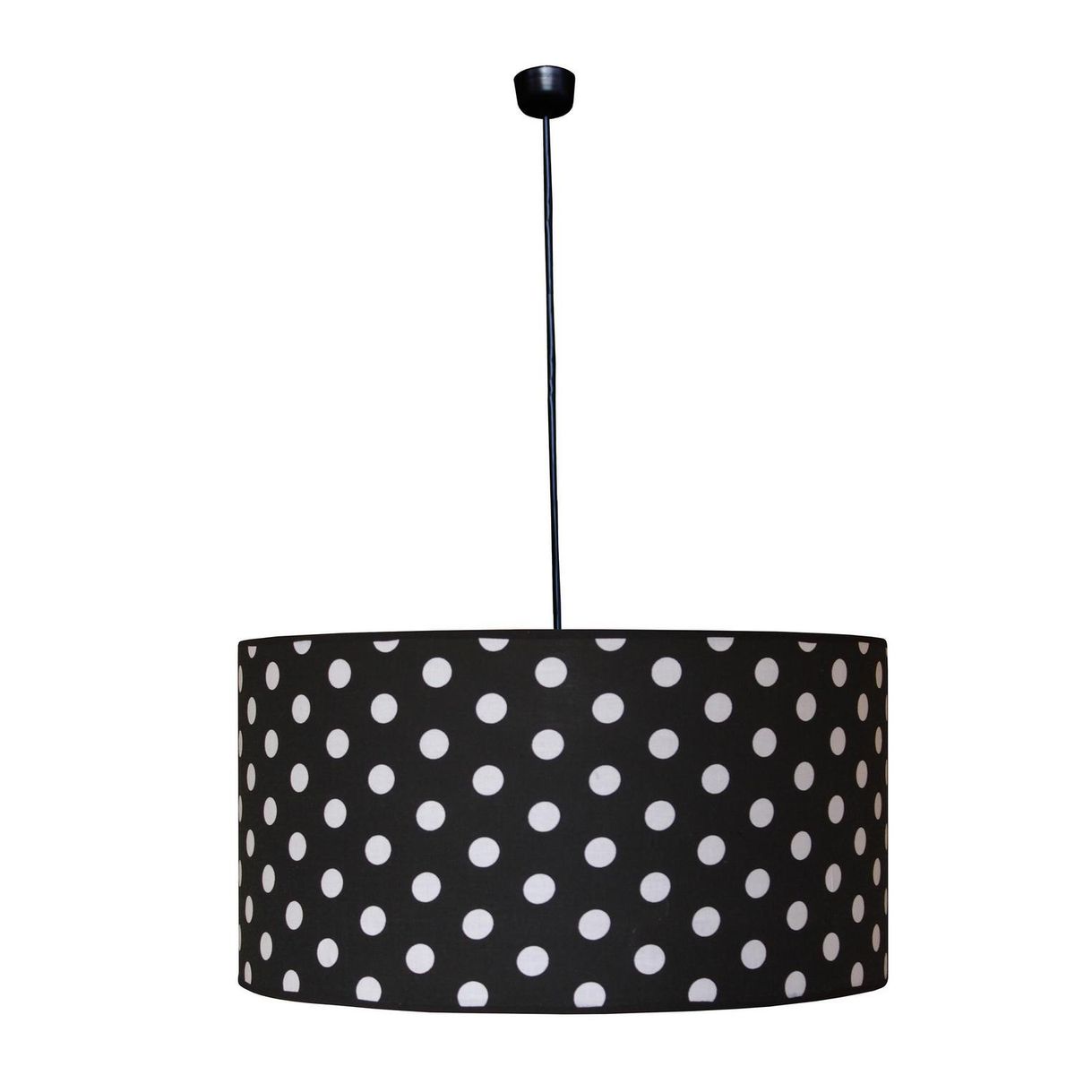 CAROLD STEVENS - Lámpara Colgante White Points 1 Luz Metal Negro