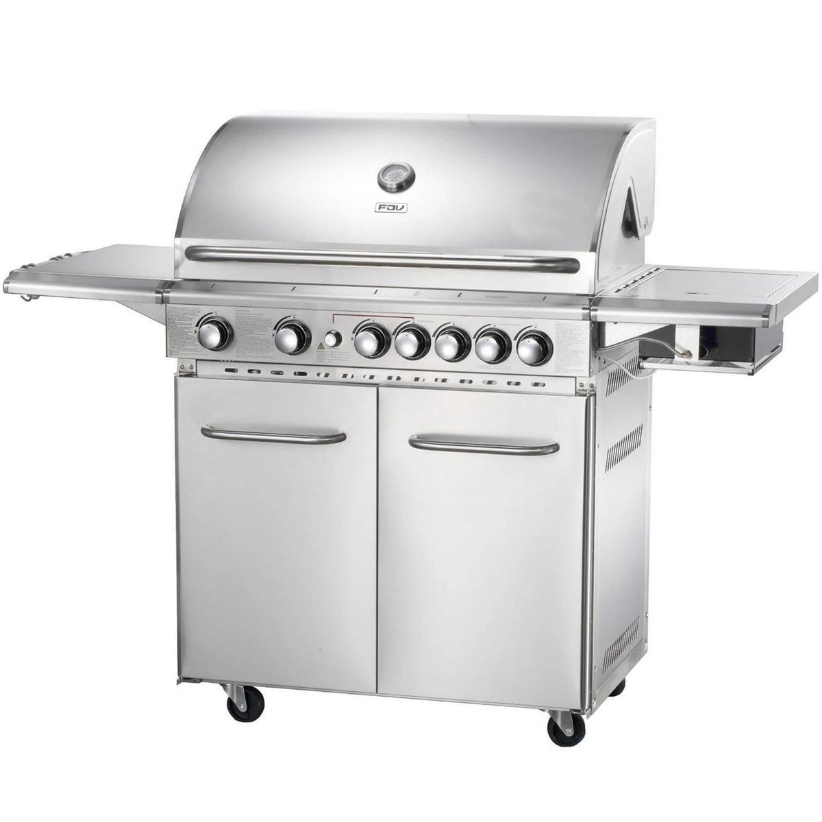 FDV - Parrilla a Gas Smart 7 7 Quemadores 1 Quemador Lateral