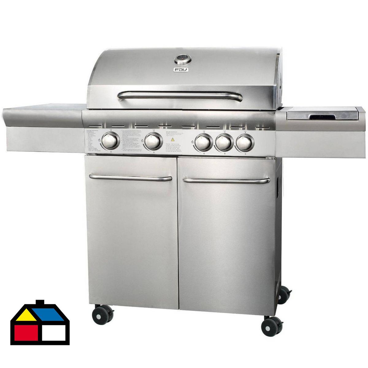 FDV - Parrilla a Gas Elite 5 Quemadores 