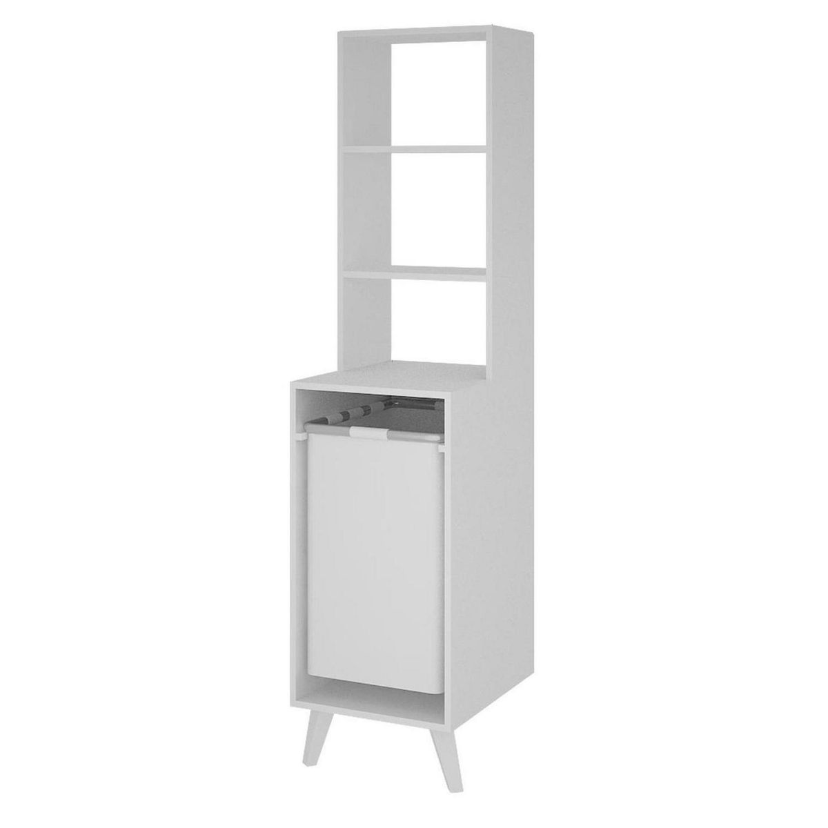 SILCOSIL - Mueble para cesta incluye tela 150x40x47