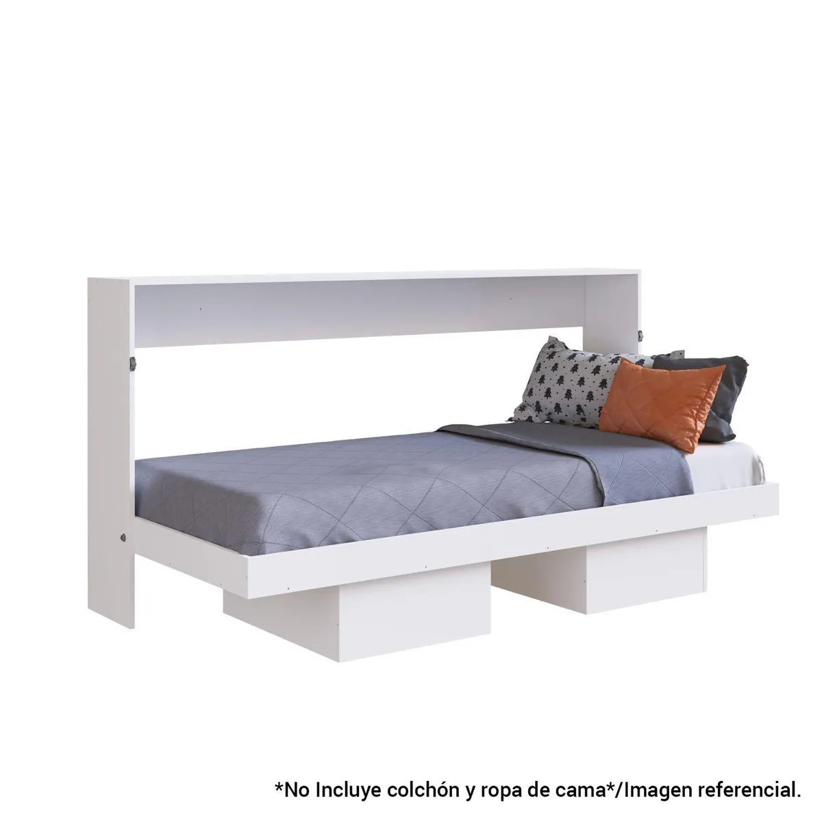 HOGA - Cama 1 plaza Blanco