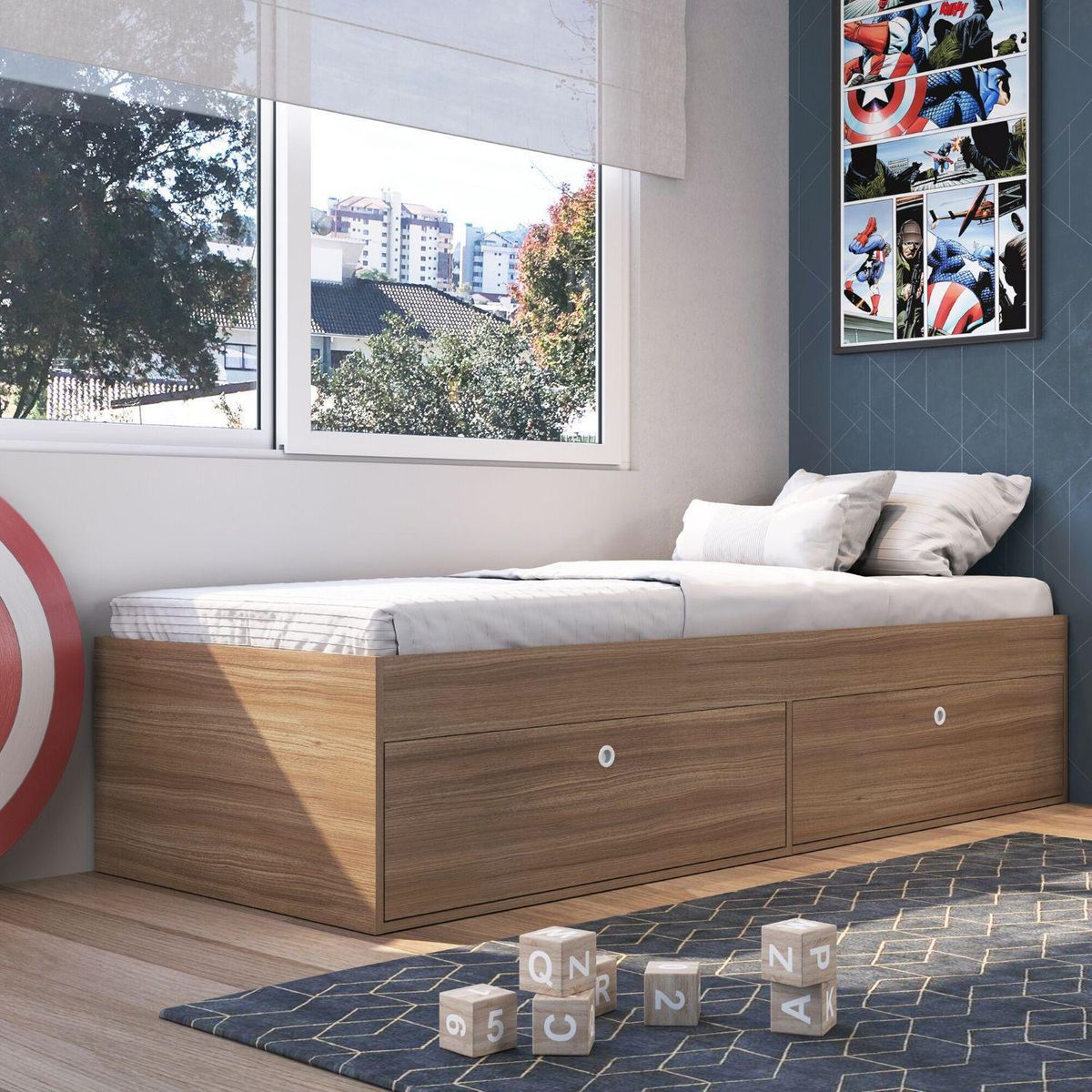 HOGA - Cama 1.5 plazas Montana