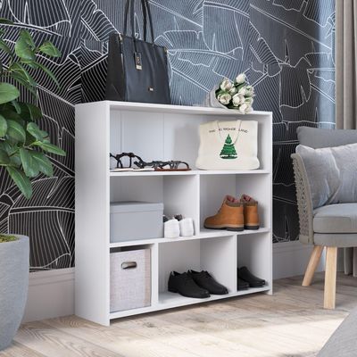 Imagen 2 del producto Estante Emma MDP 3 Nivel(es) 93x90x26 cm Blanco