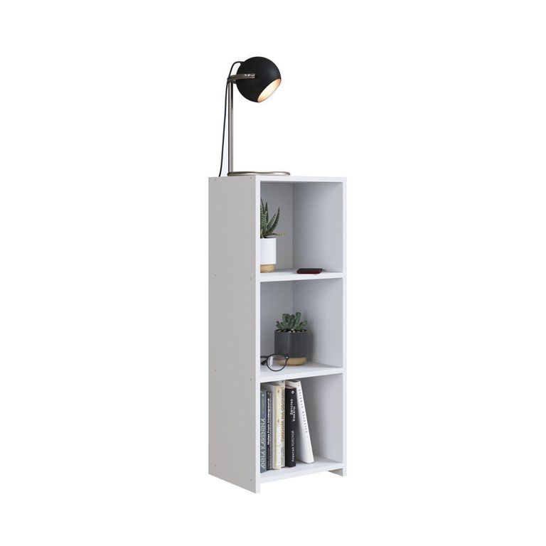 HOGA Estante Galindo MDP 3 Nivel(es) 33x90x26 cm Blanco