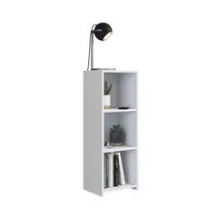 HOGA - Estante Galindo MDP 3 Nivel(es) 33x90x26 cm Blanco