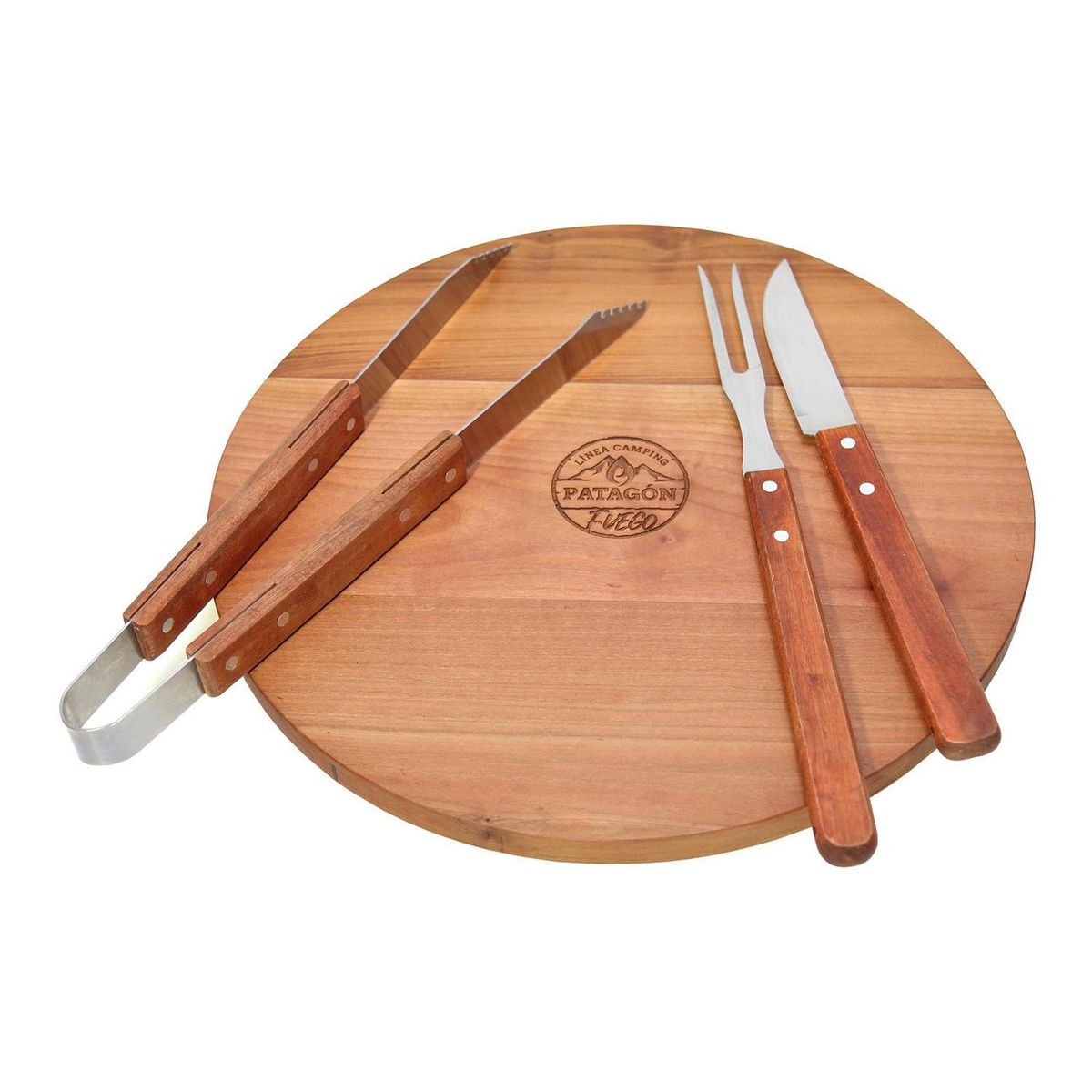 ALCAZAR - Tabla para Cortar de Madera 40x40 cm Café