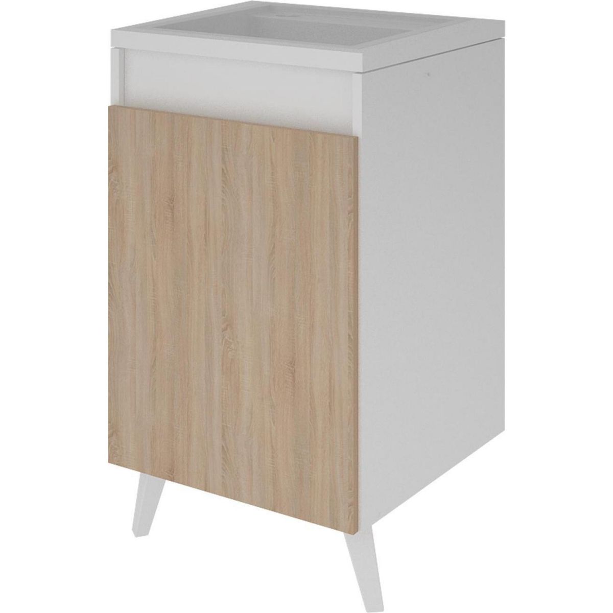 SILCOSIL - Mueble lavadero melamina 15 mm 78x48,5x80cm