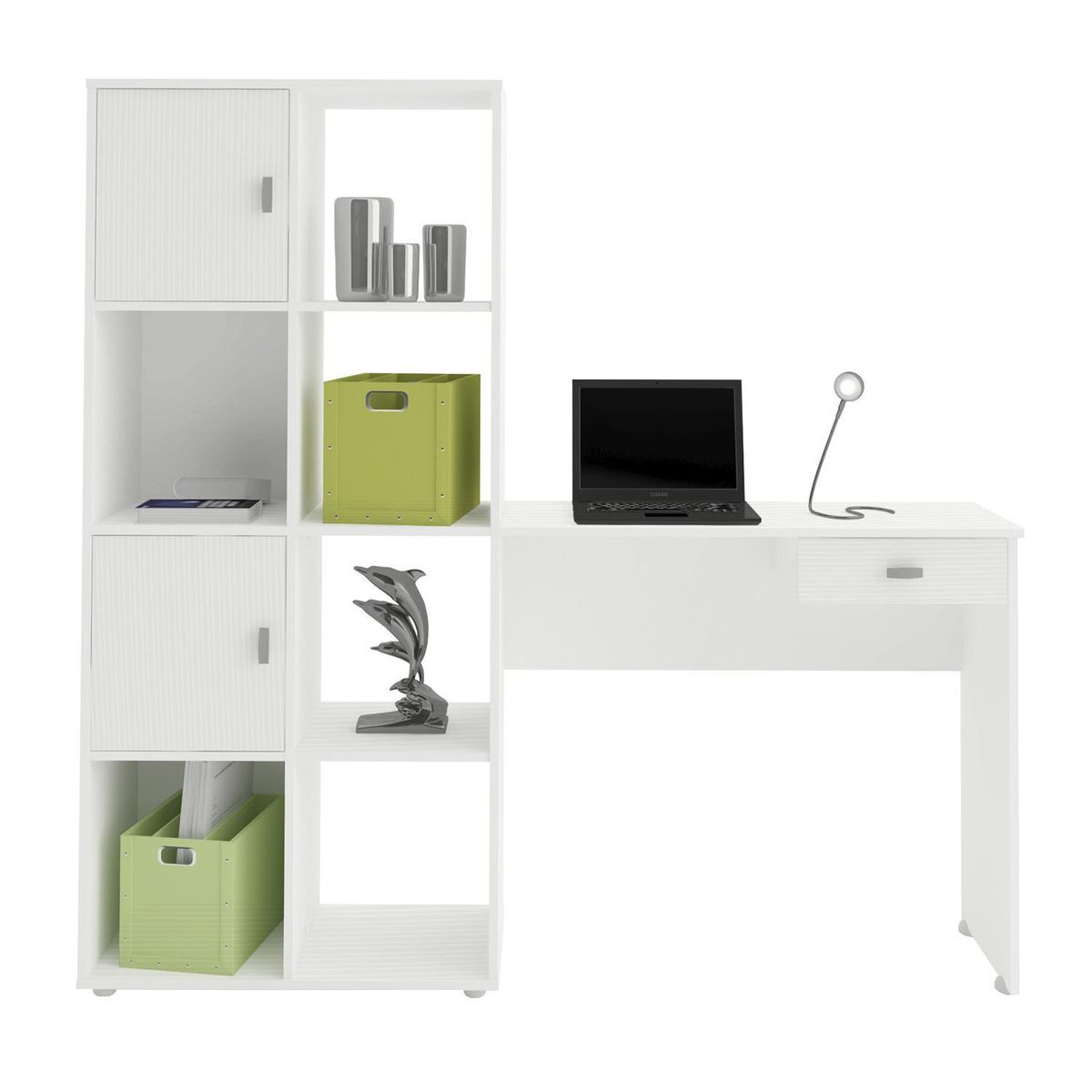 RODLER - Escritorio America Blanco 160x155x35 cm