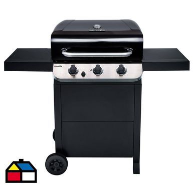 Parrilla convective a gas 3 quemadores