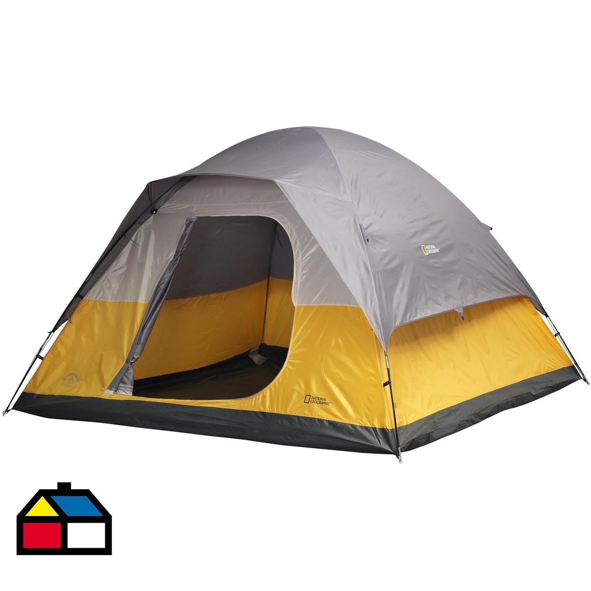 NATIONAL GEOGRAPHIC - Carpa Camping Cove 6 Personas Amarilla