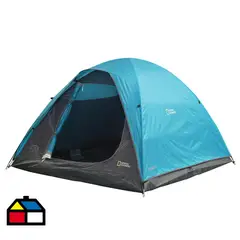 NATIONAL GEOGRAPHIC - Carpa Camping Tayrona 6 Personas Azul