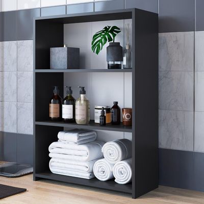 Imagen 2 del producto Estante Lazo MDP 3 Nivel(es) 63x90x26 cm Negro