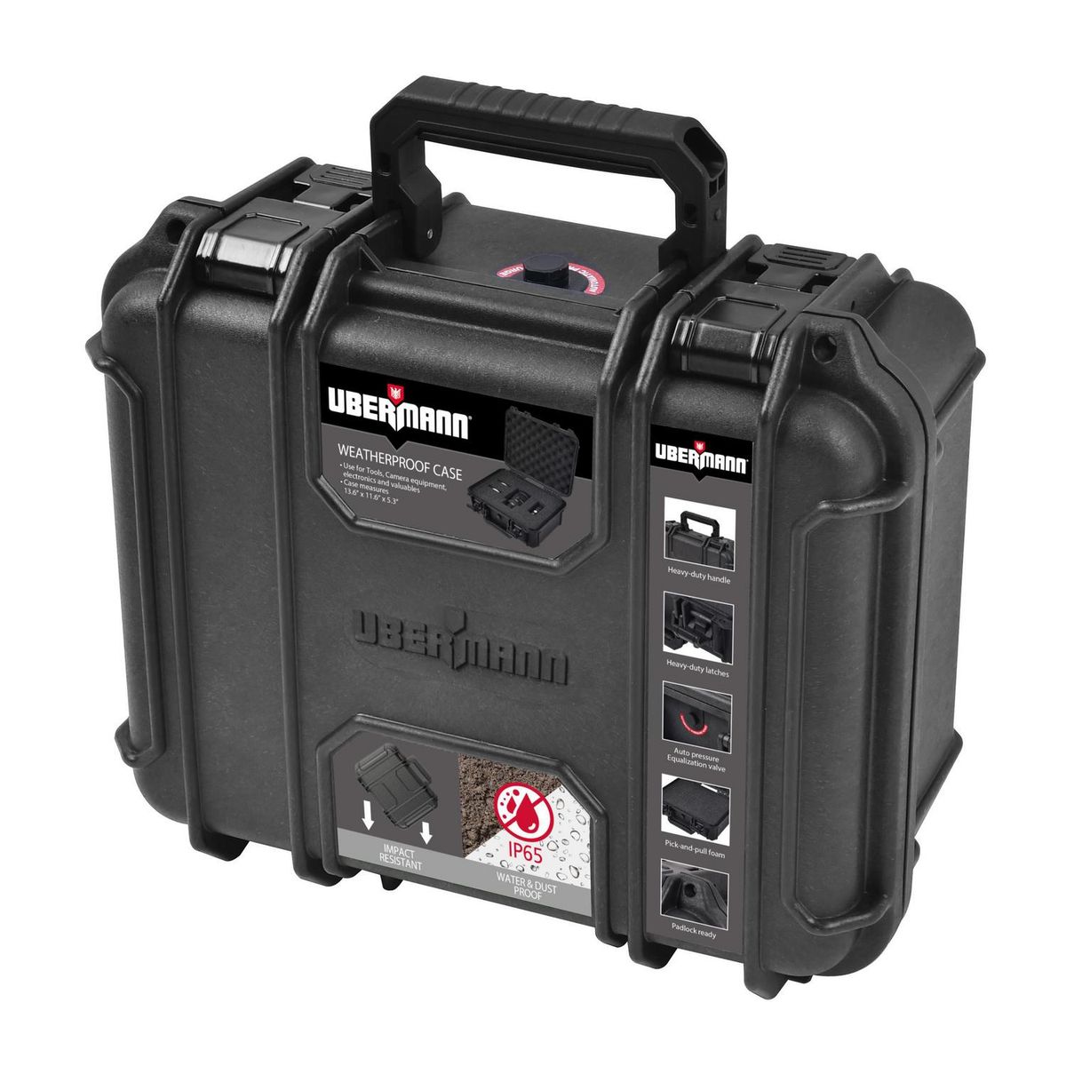 UBERMANN - Maleta para herramientas 23.5x19x11.4 cm