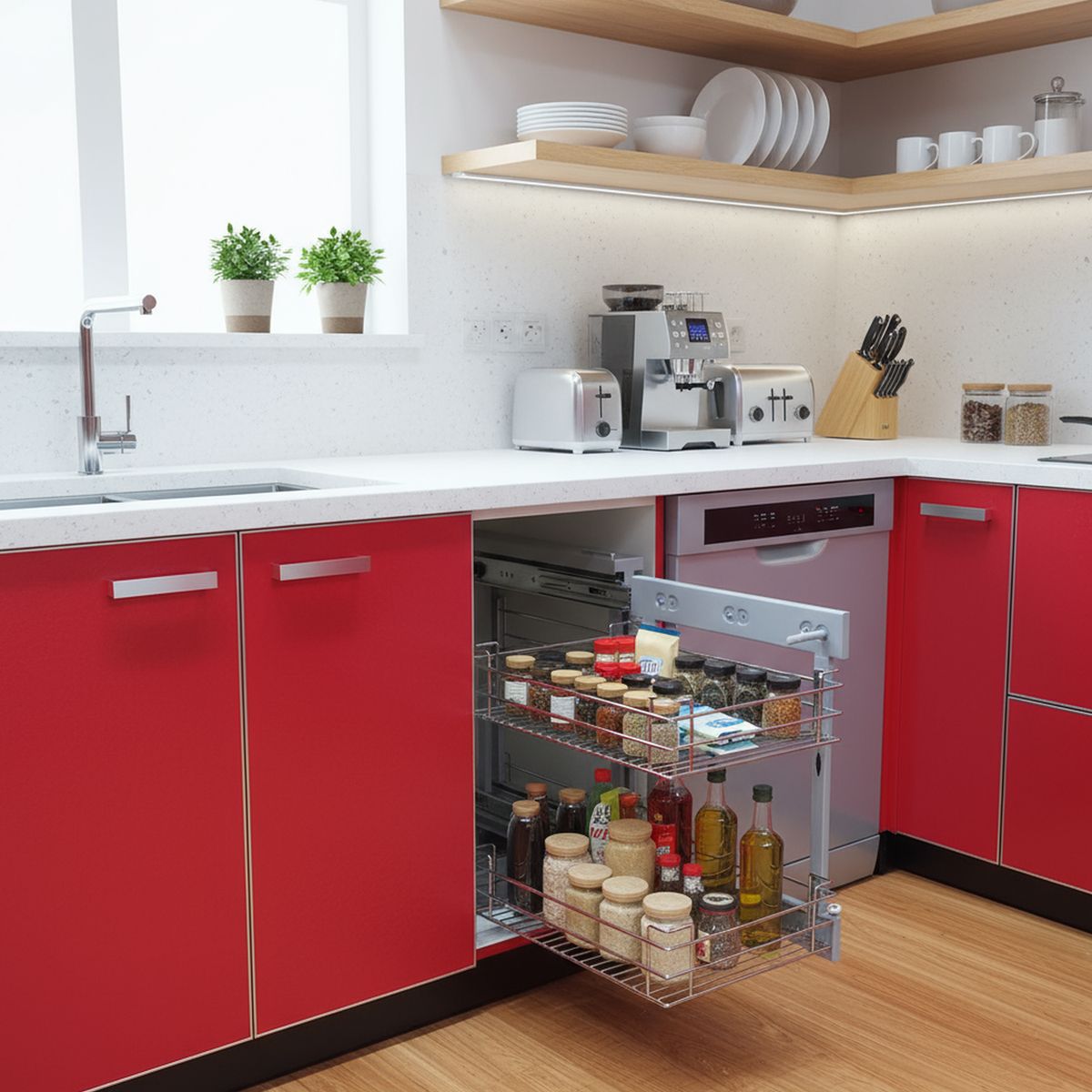 KUTZ - Cesta extraíble mágica corner 30cm