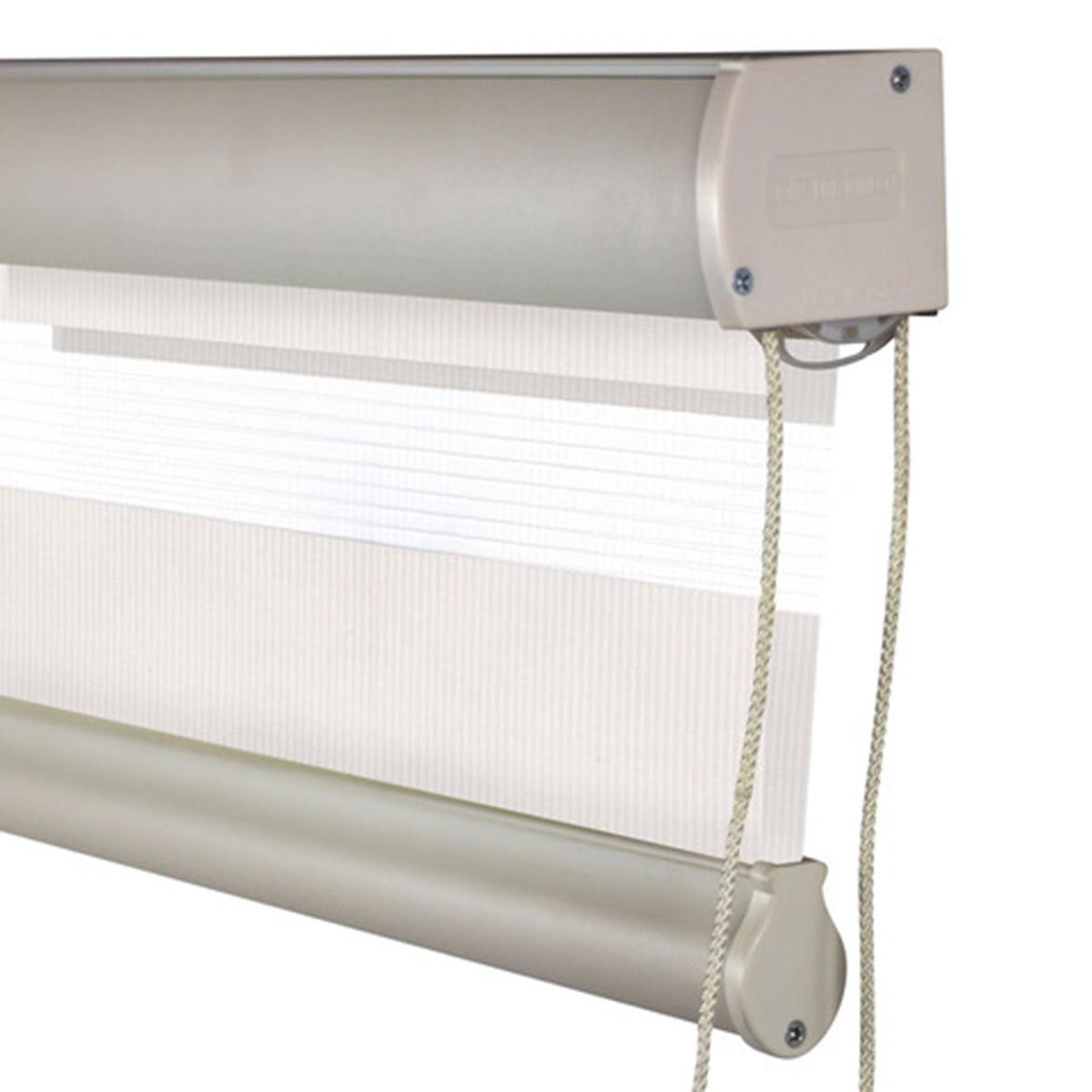 ECOWIN - Cortina roller dúo arcadia 160x240 cm blanco