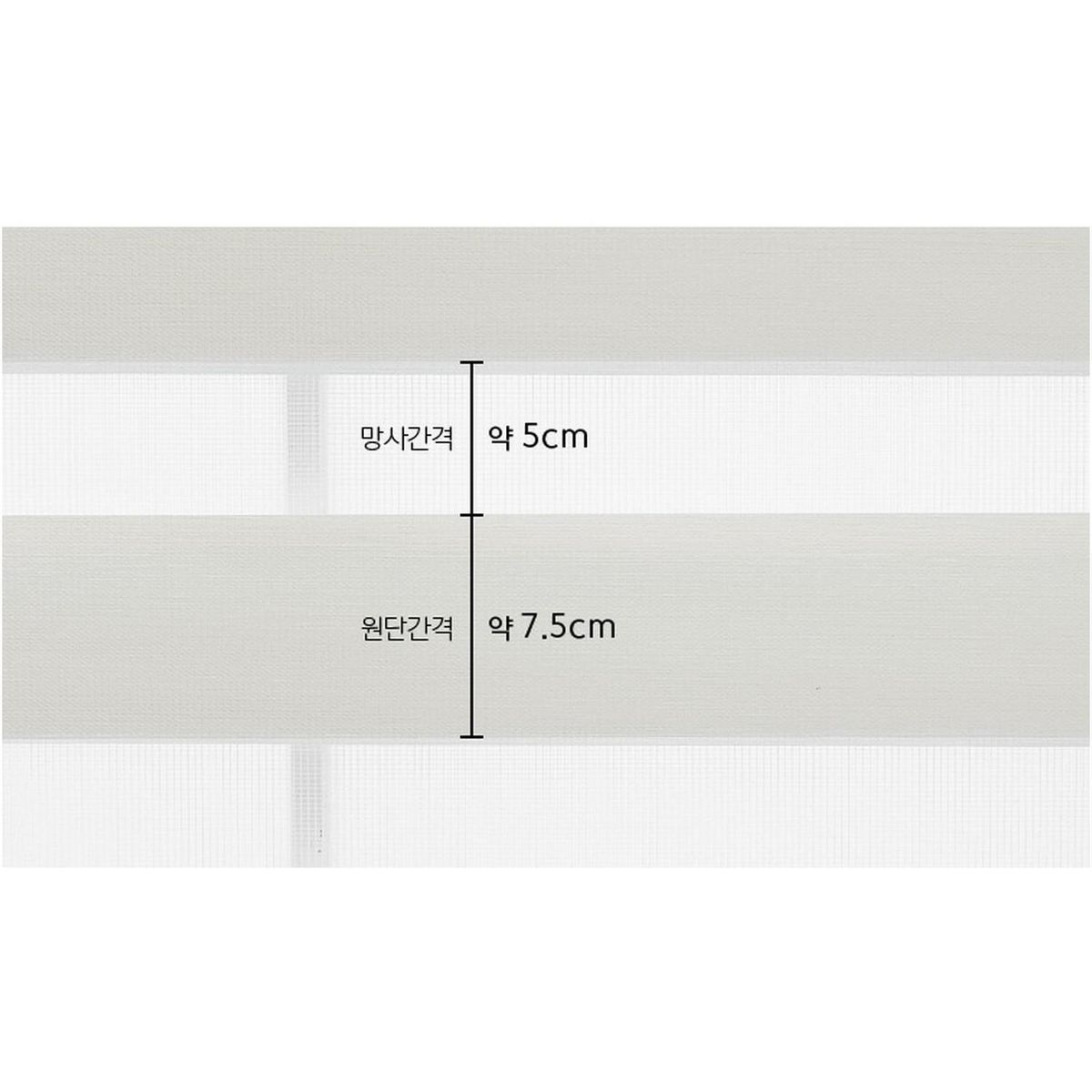 ECOWIN - Cortina roller dúo arcadia 160x180 cm blanco