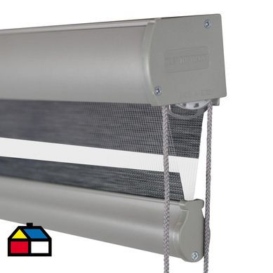 Cortina roller do confort 200x180 cm gris