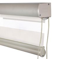 Cortina Roller Dúo Poliéster Blanco