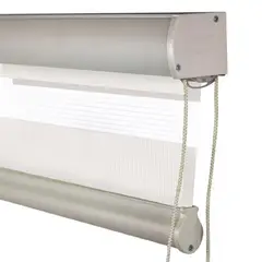 ECOWIN - Cortina roller dúo arcadia 200x180 cm blanco