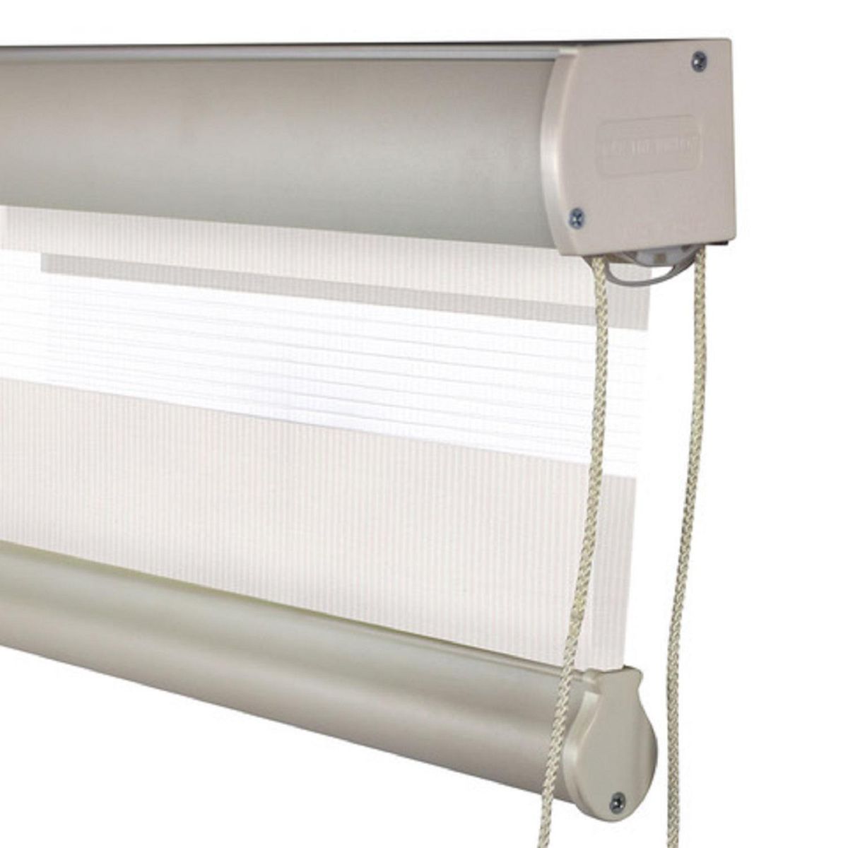 ECOWIN - Cortina roller dúo arcadia 120x180 cm blanco