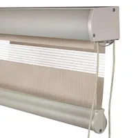 Cortina Roller Dúo Poliéster Beige