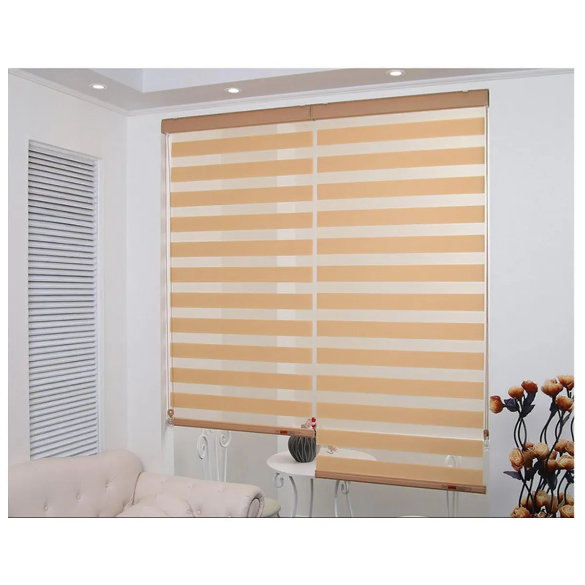 ECOWIN - Cortina roller dúo arcadia 200x240 cm beige