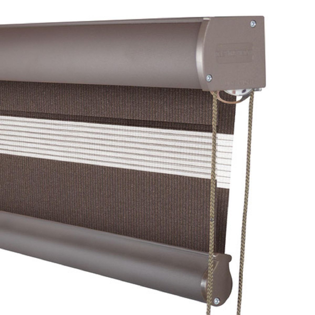 ECOWIN - Cortina roller dúo arcadia 120x180 cm café