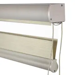 ECOWIN - Cortina roller dúo confort 160x240 cm blanco