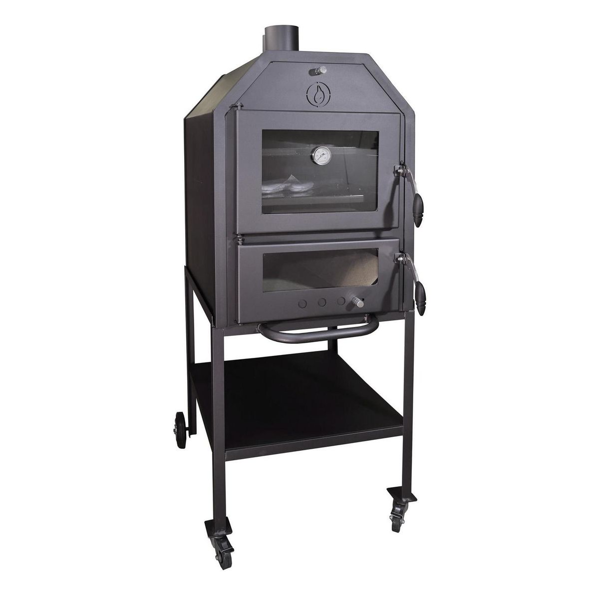 ALCAZAR - Horno a Leña Con Base Petit Metal