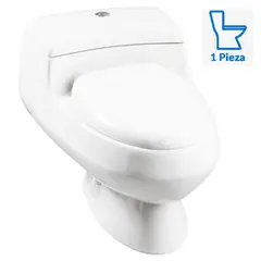 CORONA - Sanitario One piece a Piso 30,5 cm 6 Litros Prestigio Blanco