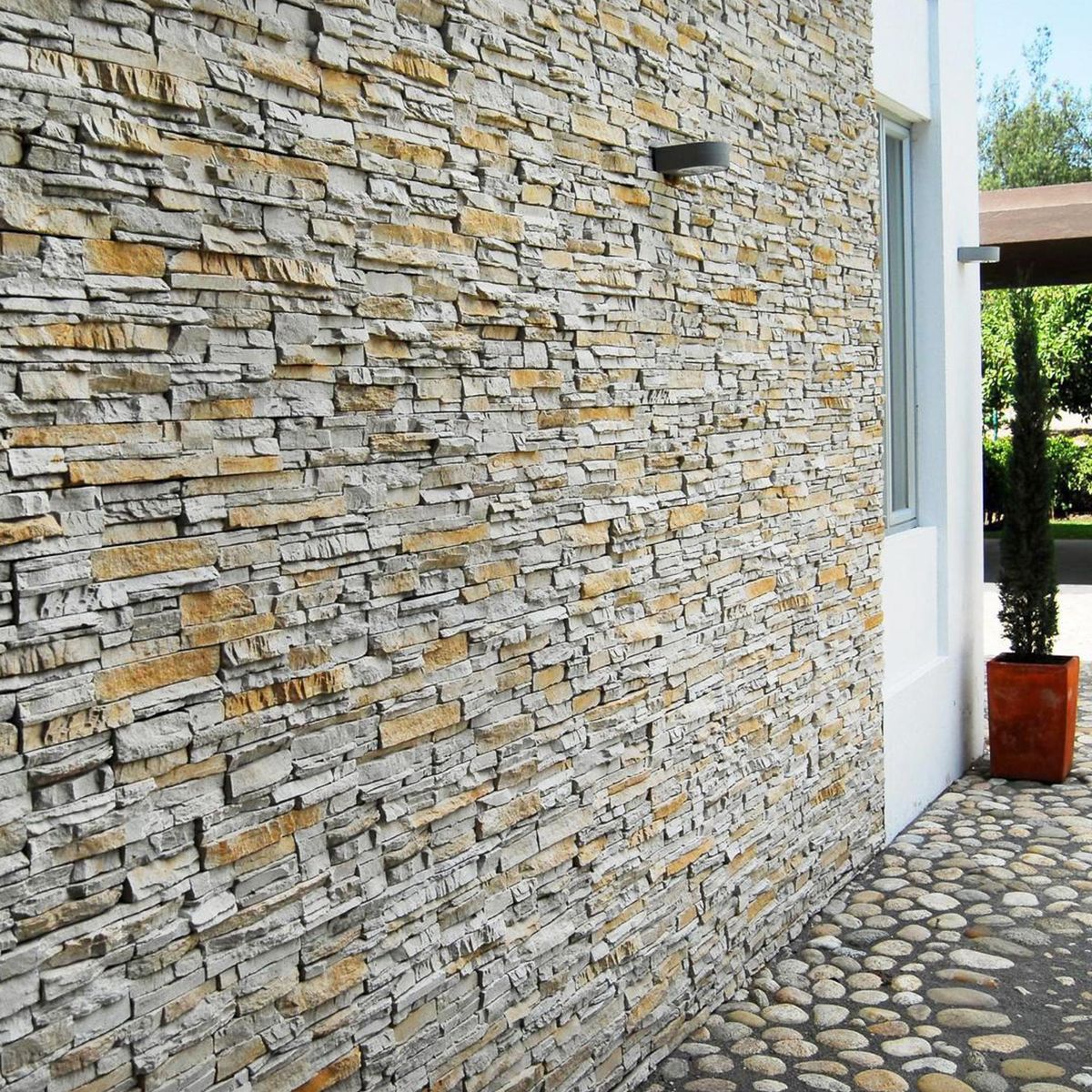 NATSTONE - Piedra Reconstituida Tungurahua Oliva 0,25 m2