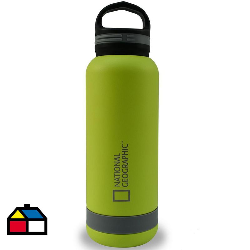 NATIONAL GEOGRAPHIC - Botella metálica 750 ml verde