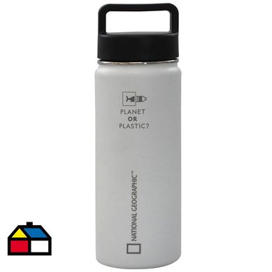 Botella metlica 500 ml blanco