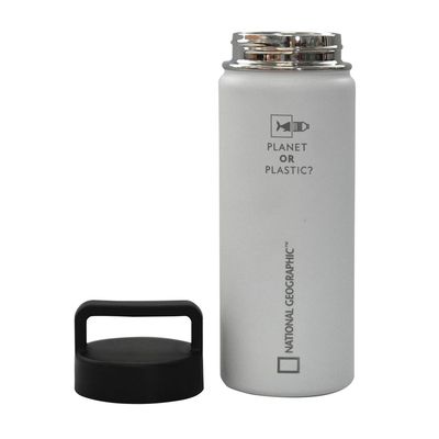 Imagen 2 del producto Botella metálica 500 ml blanco