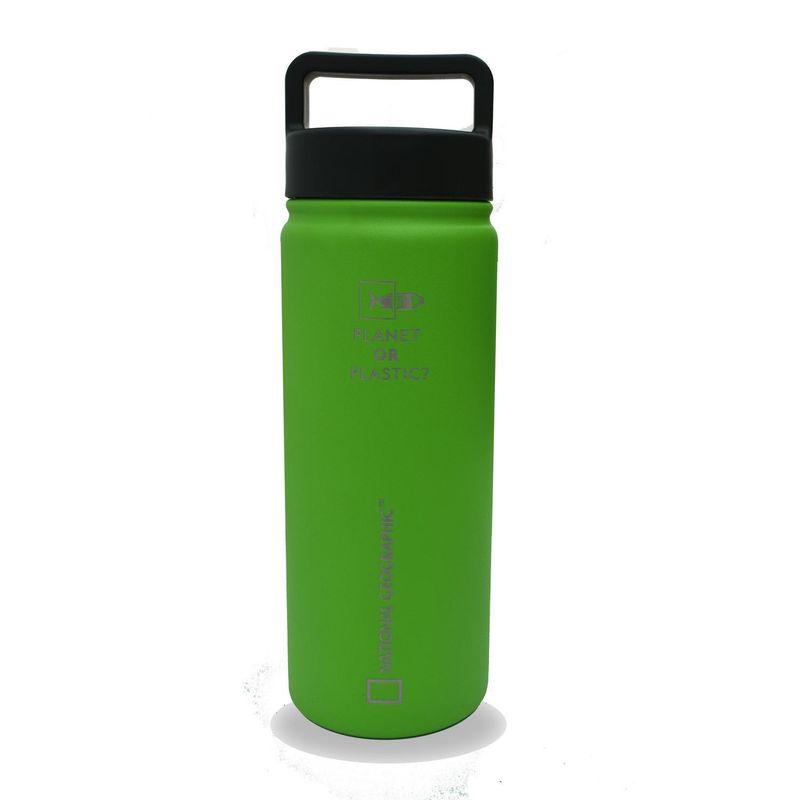 NATIONAL GEOGRAPHIC - Botella Acero inoxidable 500 ml Verde
