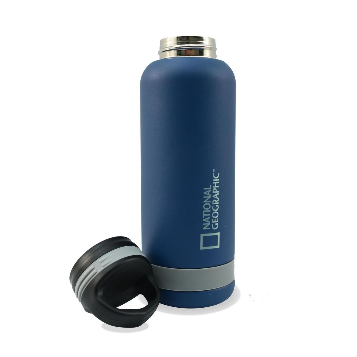 NATIONAL GEOGRAPHIC - Botella metálica 750 ml azul oscuro