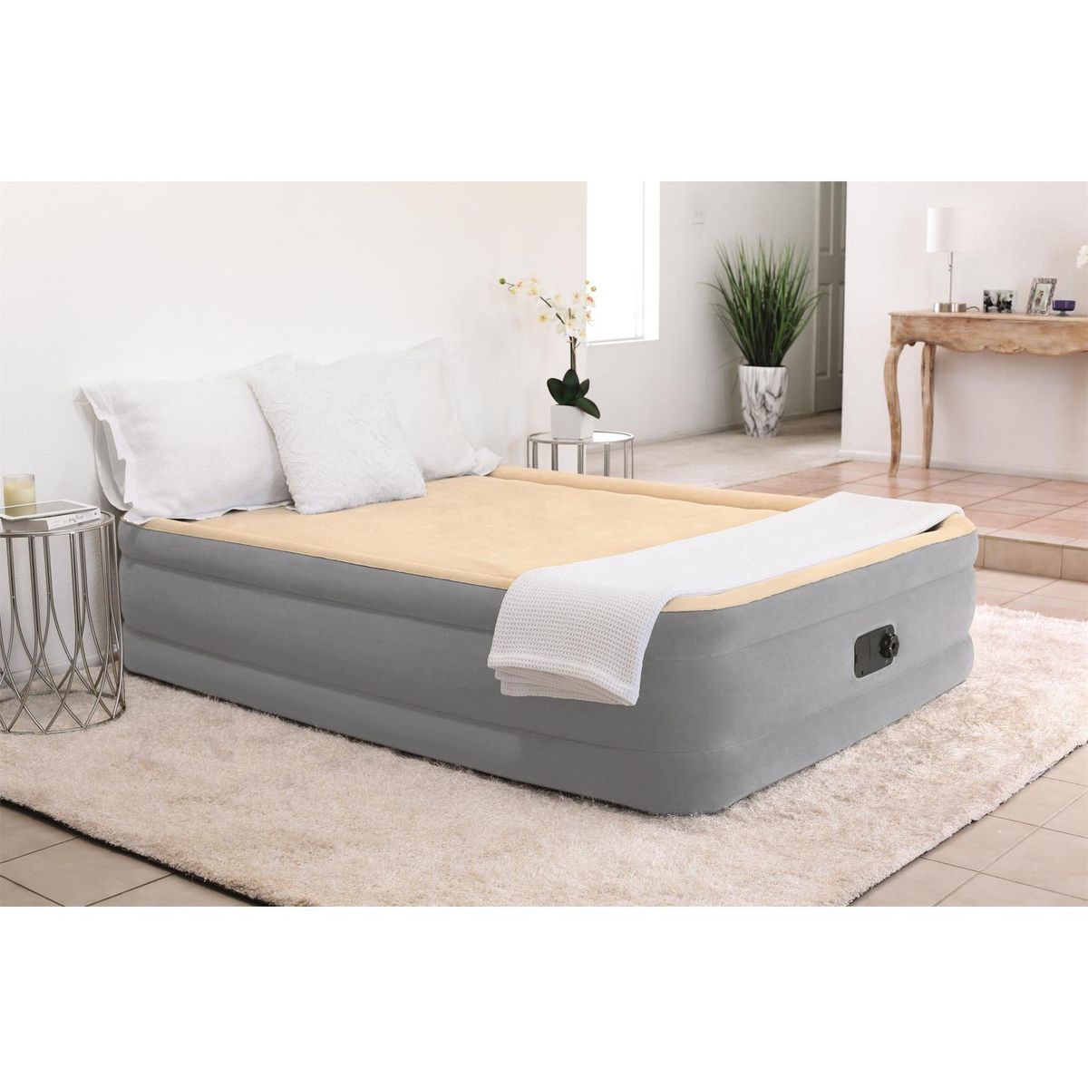 BESTWAY - Colchón inflable eléctrico con memory foam