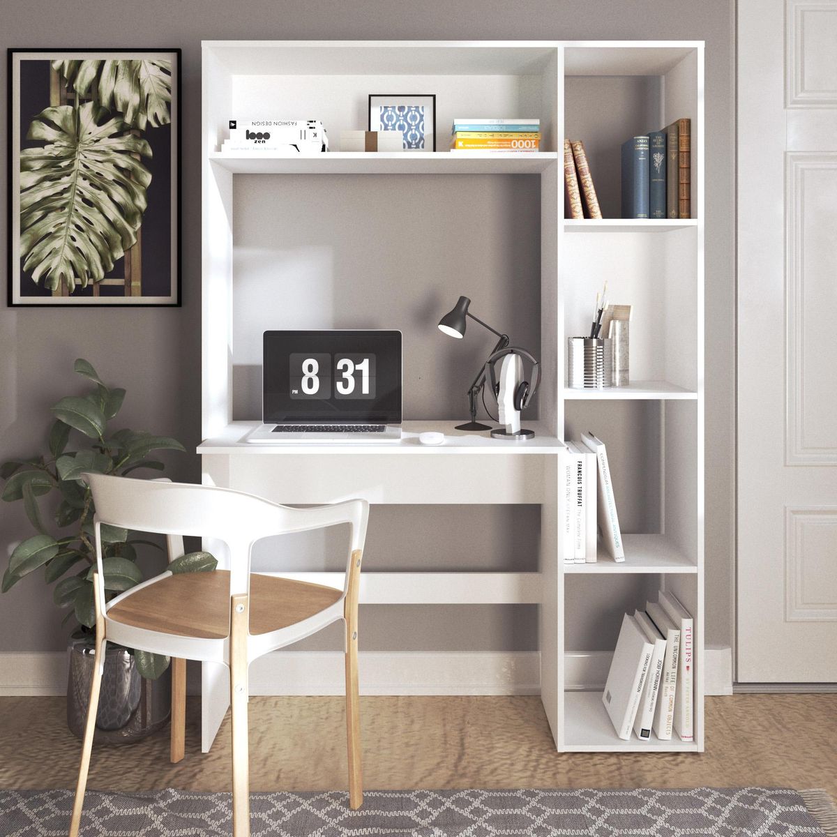 SILCOSIL - Escritorio America 120x170x45 cm Blanco