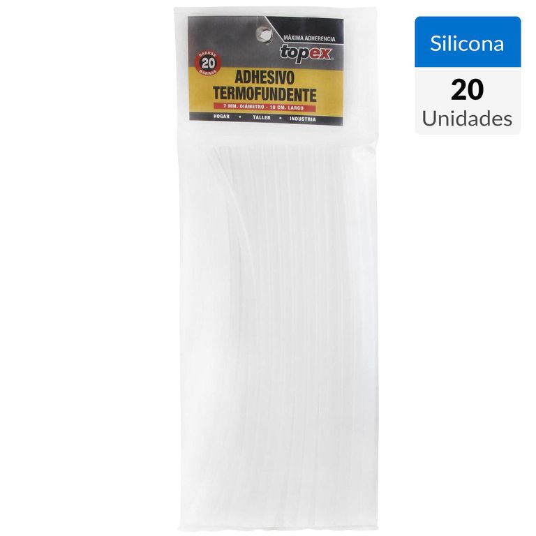 Set de barras de silicona 20 barras