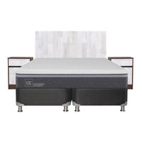 Box Spring Ortopedic Advance B5 Black King + Muebles