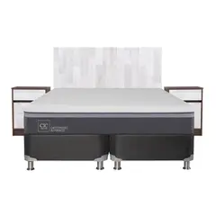 CIC - Box Spring Ortopedic Advance B5 Black 2 Plazas Bd + Muebles