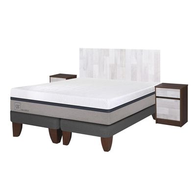 Imagen 2 del producto Cama Europea Balance 2 Plazas Bd + Muebles