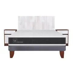 CIC - Cama europea new ortopedic 2 plazas bn + muebles