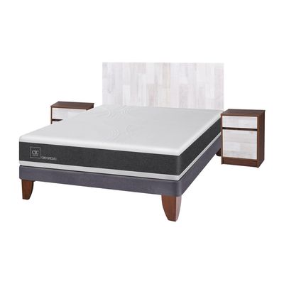 Imagen 2 del producto Cama Europea New Ortopedic 2 Plazas Bn + Muebles