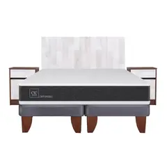 CIC - Cama europea new ortopedic king + muebles
