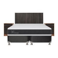Box Spring New Ortopedic B5 Black King + Muebles