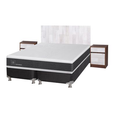 Imagen 2 del producto Box Spring New Ortopedic B5 Black King + Muebles