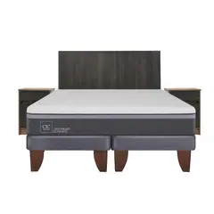 CIC - Cama Europea Ortopedic Advance 2 Plazas Bd + Muebles