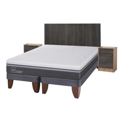 Imagen 2 del producto Cama Europea Ortopedic Advance 2 Plazas Bd + Muebles