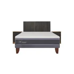 CIC - Cama Europea Ortopedic Advance 2 Plazas Bn + Muebles